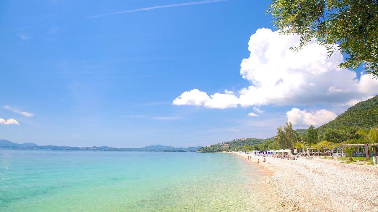 Barbati Beach Bungalow Esterno foto